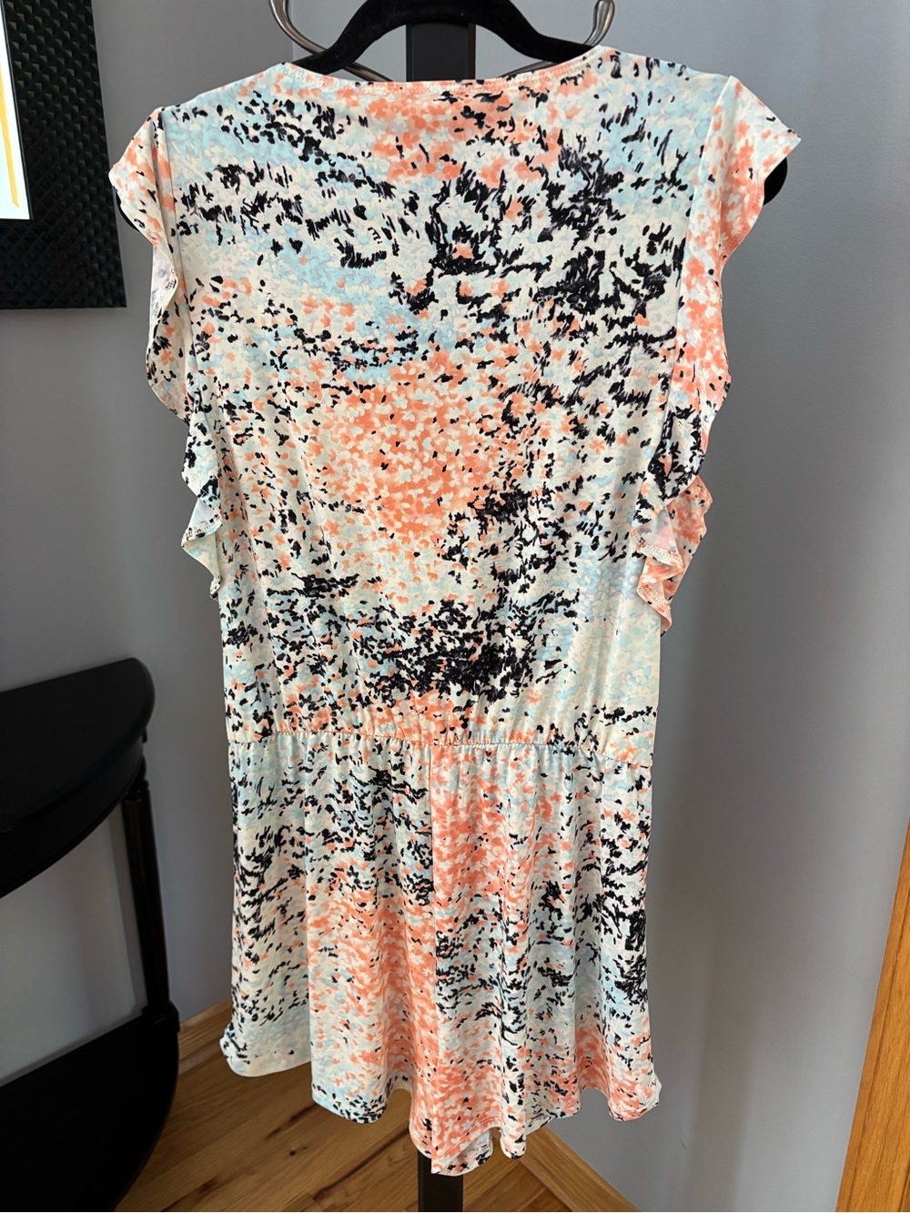 BCBG Ruffled V-Neck Romper - Picture 3 of 3